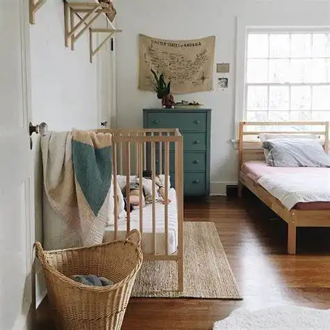 26 ways to successfully combine a master bedroom and nursery