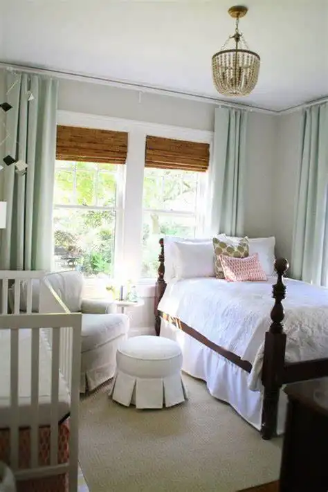 26 ways to successfully combine a master bedroom and nursery