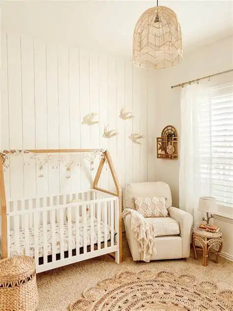 boho baby nursery