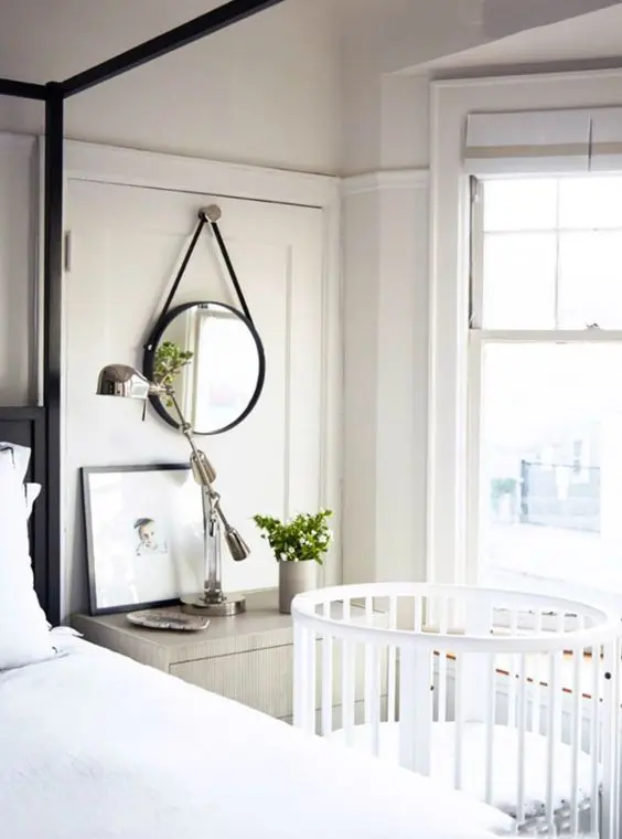 26 ways to successfully combine a master bedroom and nursery