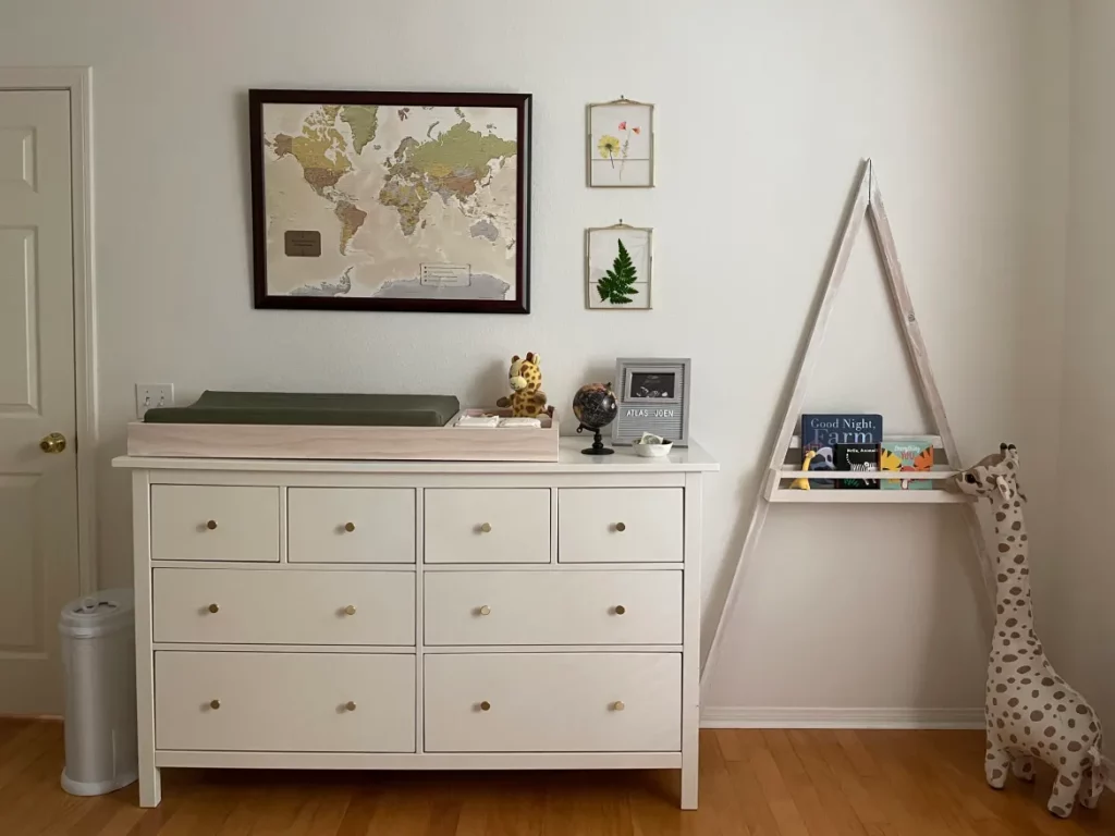 a neutral modern safari nursery for atlas