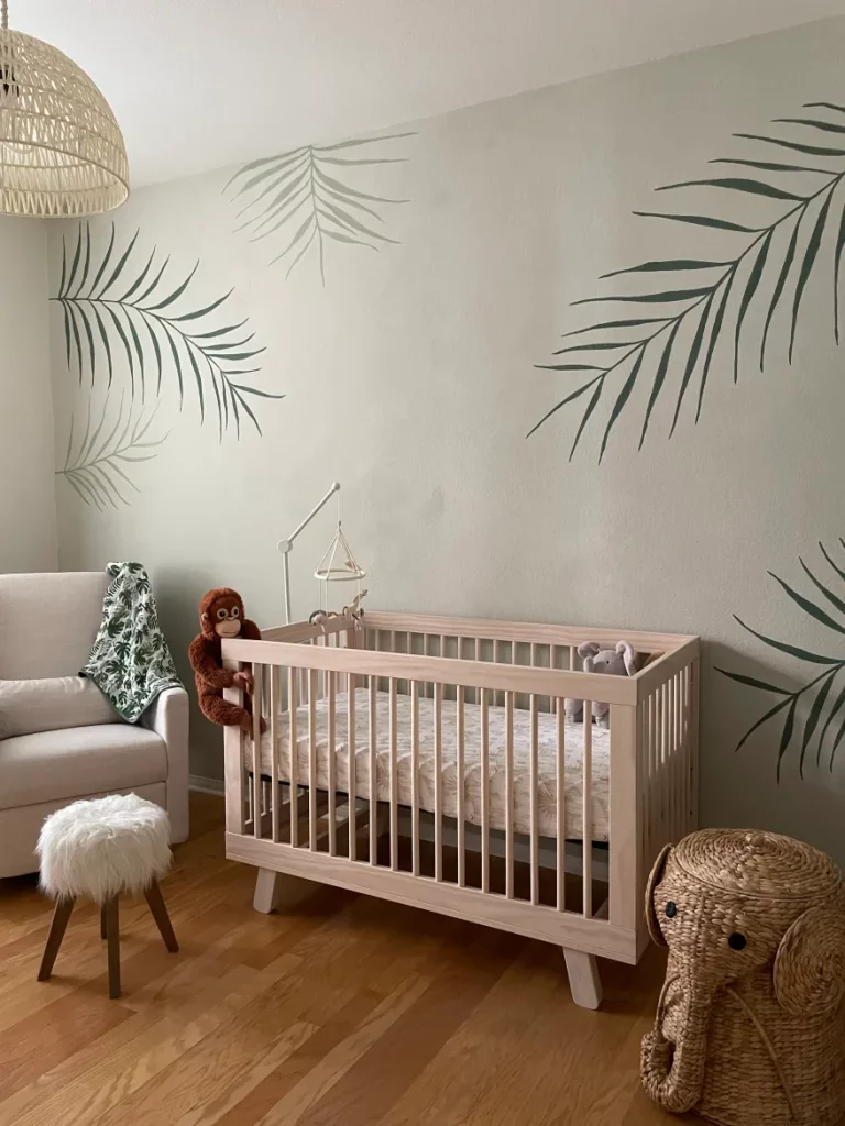 a neutral modern safari nursery for atlas