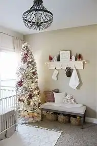 how to create the perfect baby girl christmas nursery