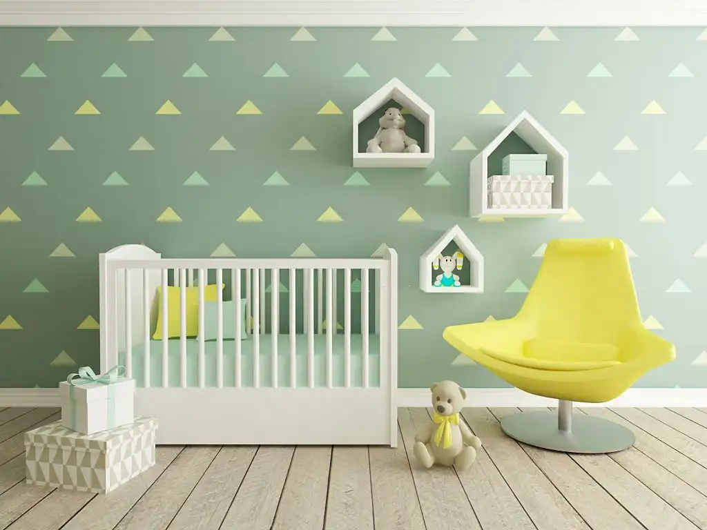 green nursery ideas