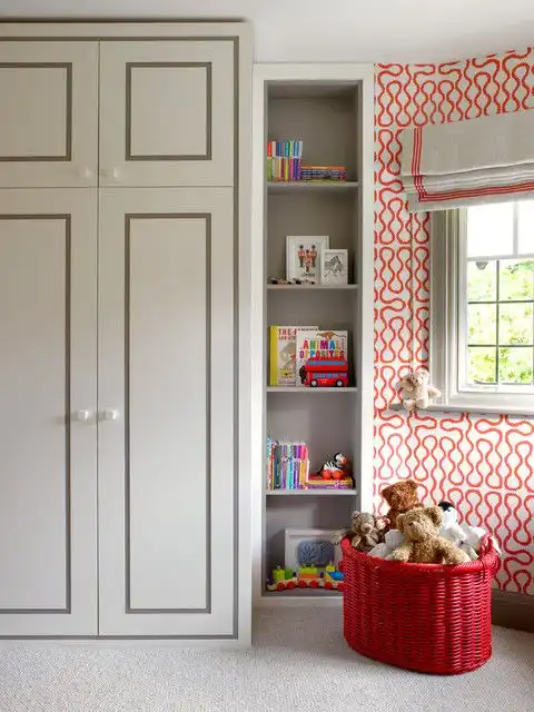 top 9 nursery decorating ideas in red and gray