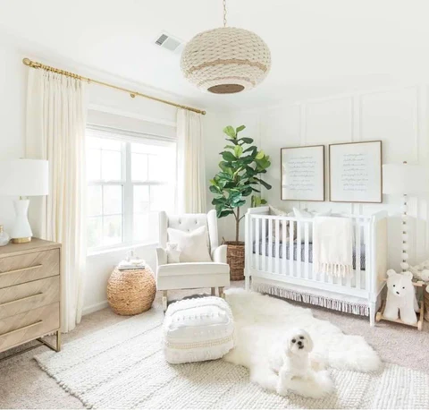 15 striking white nursery ideas